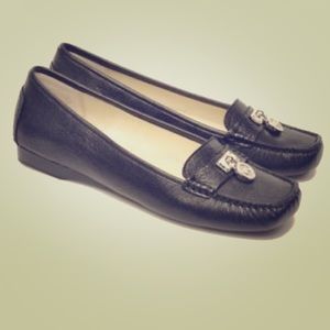 Michael Kora Black Leather Loafer